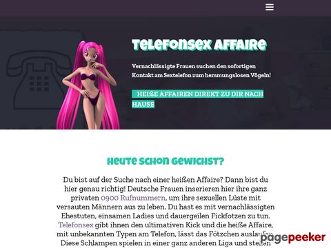 Telefonsex Affaire mit echten Amateurfotzen