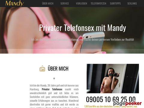 Privater Telefonsex mit der Bizarrfotze Mandy